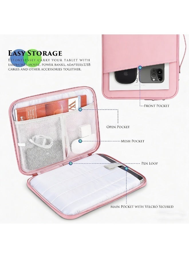 QIYUE 12.9 Inch 13 inch Tablet Sleeve Bag Compatible with iPad Air 13 inch(M3/M2) 2025/2024 iPad Pro 13 inch M4 2024, S10+ 12.4 inch 2024/iPad Pro 12.9 M2 2022/2021/2020,Surface Laptop Go 12.4" Galaxy Tab S7+S8+/S9+/S9FE+ 12.4" 2022/2023 Generation with Magic Keyboard/ Smart Keyboard Folio Carrying Case - Image 3