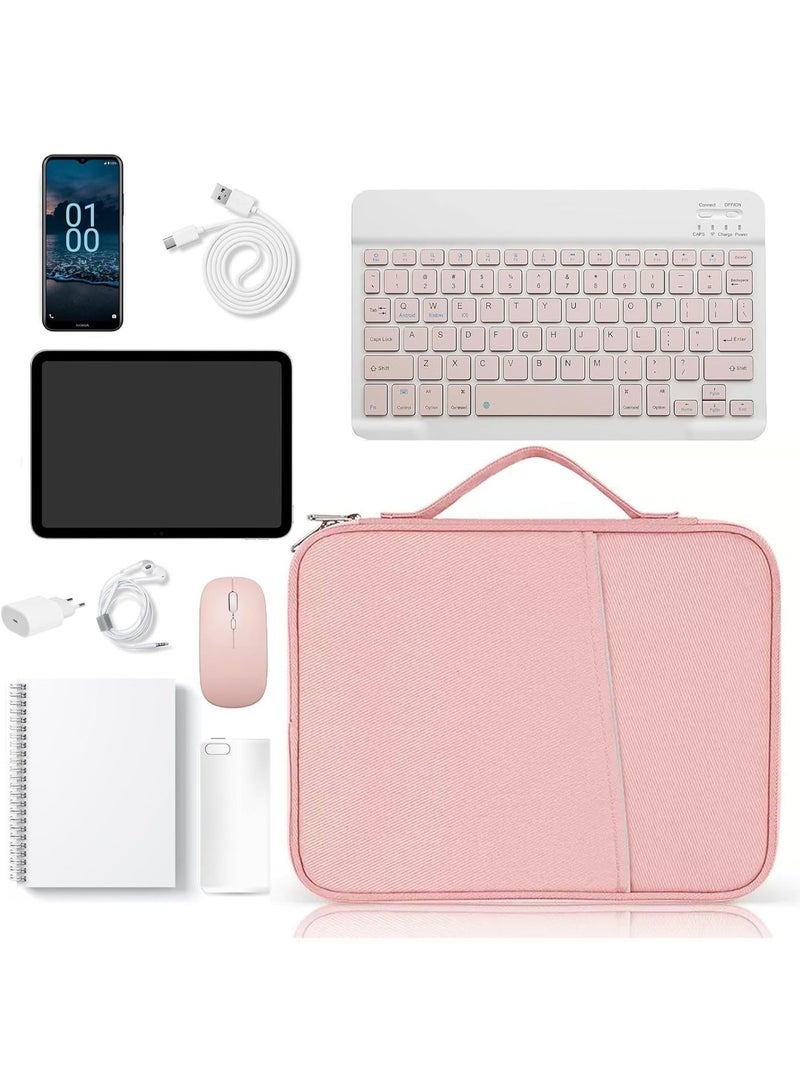 QIYUE 12.9 Inch 13 inch Tablet Sleeve Bag Compatible with iPad Air 13 inch(M3/M2) 2025/2024 iPad Pro 13 inch M4 2024, S10+ 12.4 inch 2024/iPad Pro 12.9 M2 2022/2021/2020,Surface Laptop Go 12.4" Galaxy Tab S7+S8+/S9+/S9FE+ 12.4" 2022/2023 Generation with Magic Keyboard/ Smart Keyboard Folio Carrying Case - Image 5