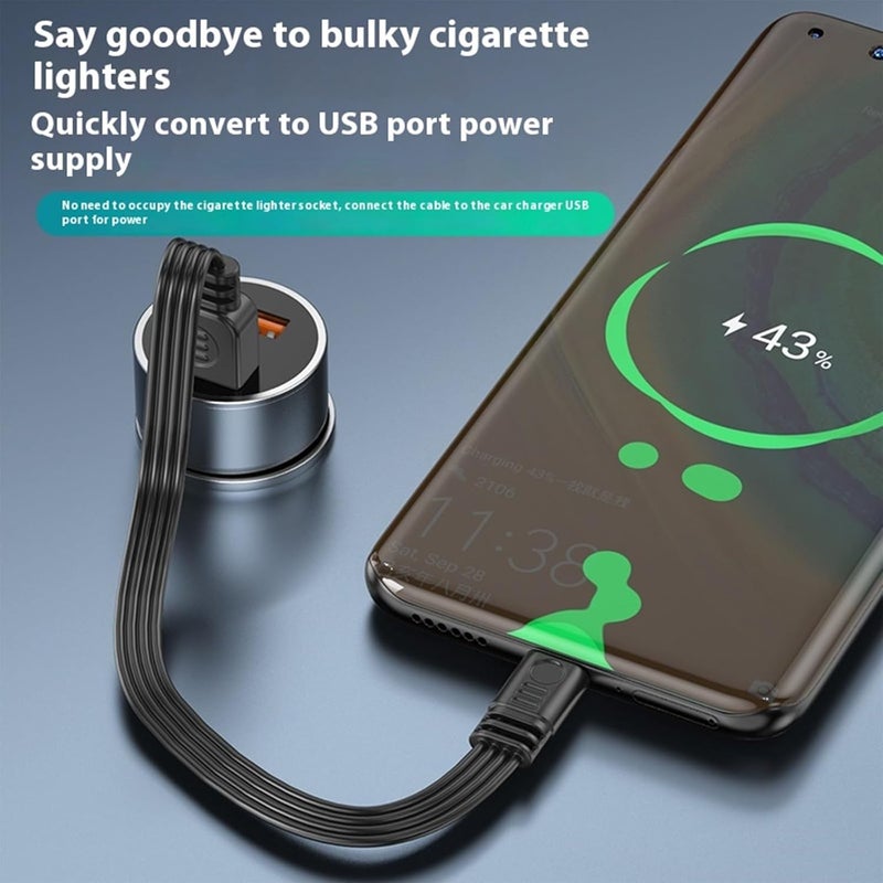 كابل بيانات سيليكوني ثقيل من USB إلى USB 5Pin للشحن السريع بديل لإكسسوارات الإلكترونيات المنزلية والسفر - Image 2