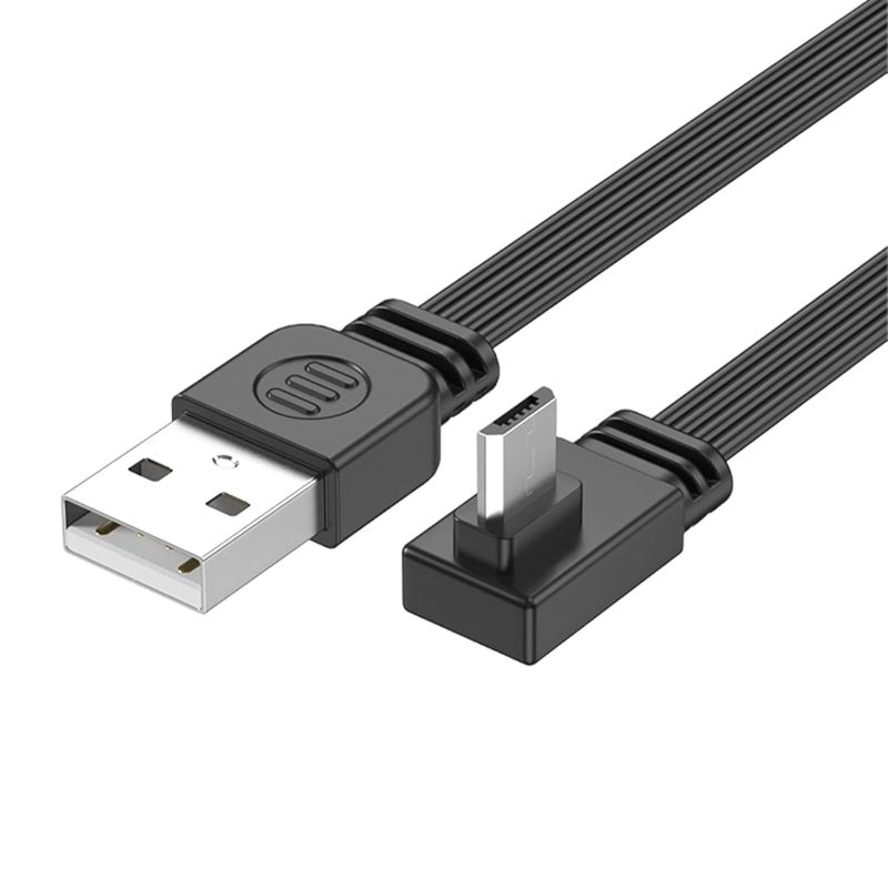 كابل بيانات سيليكوني ثقيل من USB إلى USB 5Pin للشحن السريع بديل لإكسسوارات الإلكترونيات المنزلية والسفر - Image 1