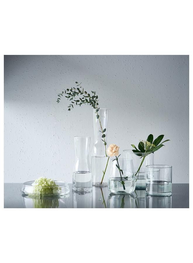 Vase, clear glass, 18 cm - Image 5