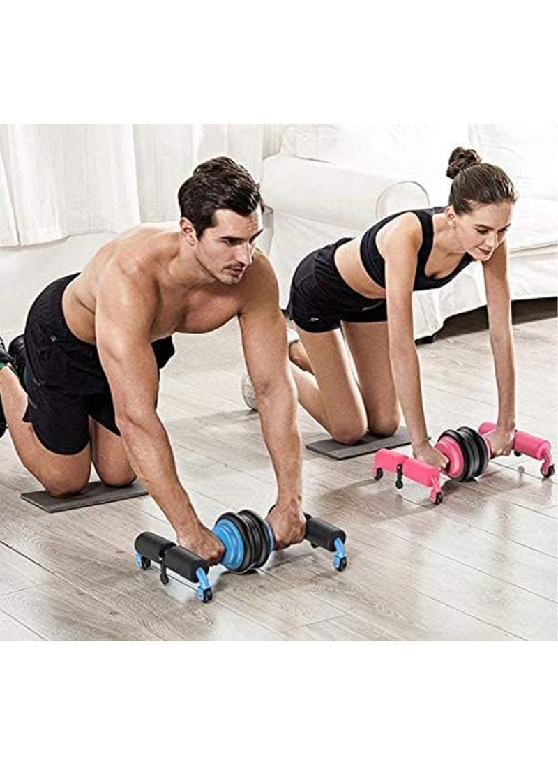 Sky Land Multifunctional Abdominal Wheel With Resistance Bands EM-9344-B  - Image 3