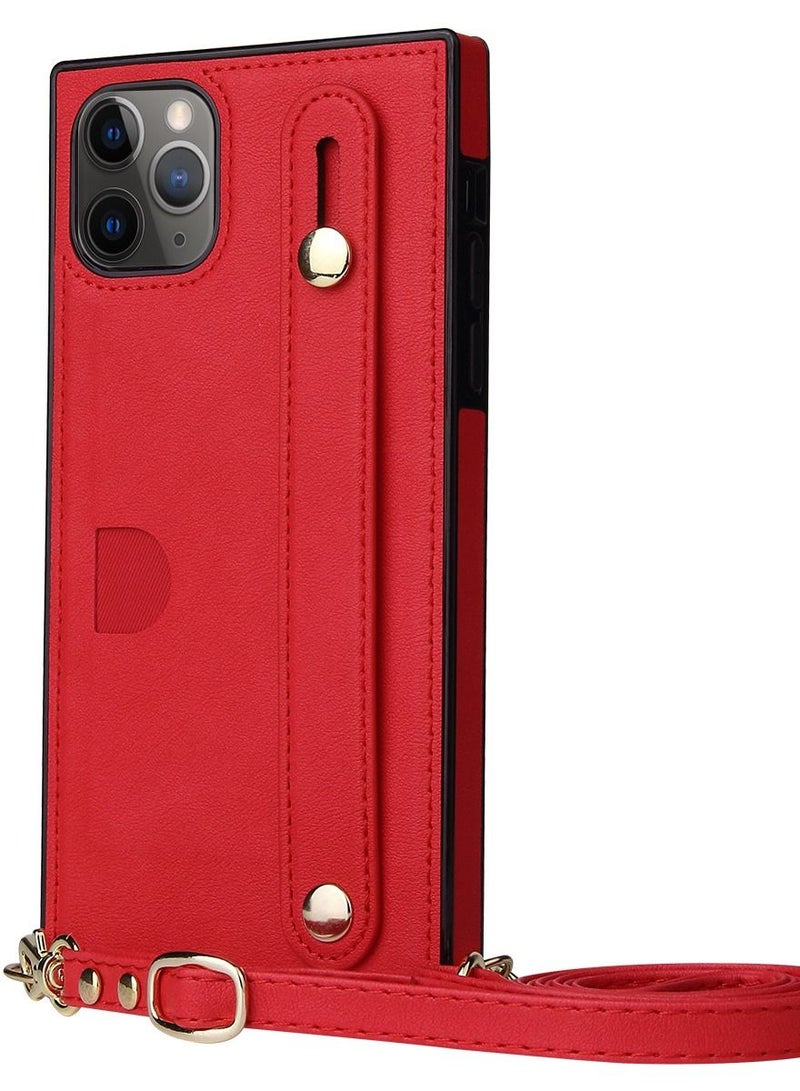 Loquat Suitable For IPhone Crossbody Lanyard Protective Sleeve Leather Case - Image 1