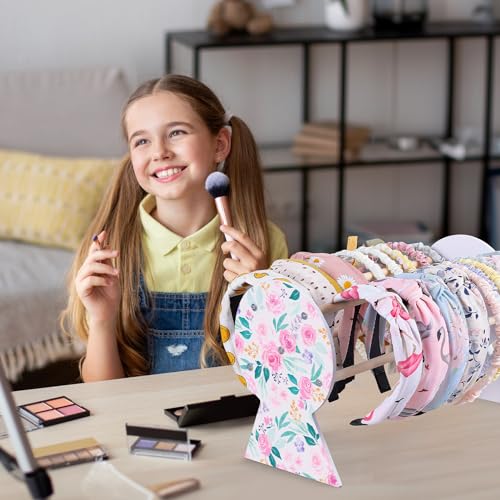 Basumee Headband Holder and Organizer for Hair Accessories - Display and Storage for Girls' Hair Hoops, Headbands, Home Decor - Image 2