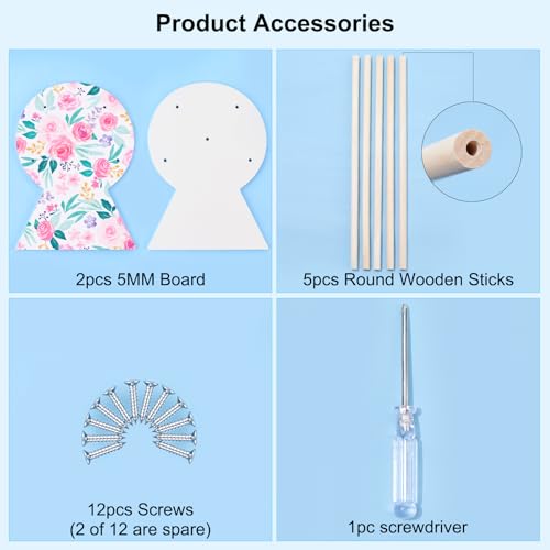 Basumee Headband Holder and Organizer for Hair Accessories - Display and Storage for Girls' Hair Hoops, Headbands, Home Decor - Image 4
