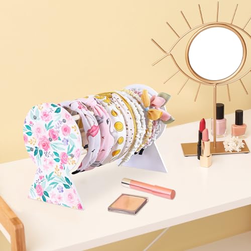 Basumee Headband Holder and Organizer for Hair Accessories - Display and Storage for Girls' Hair Hoops, Headbands, Home Decor - Image 3