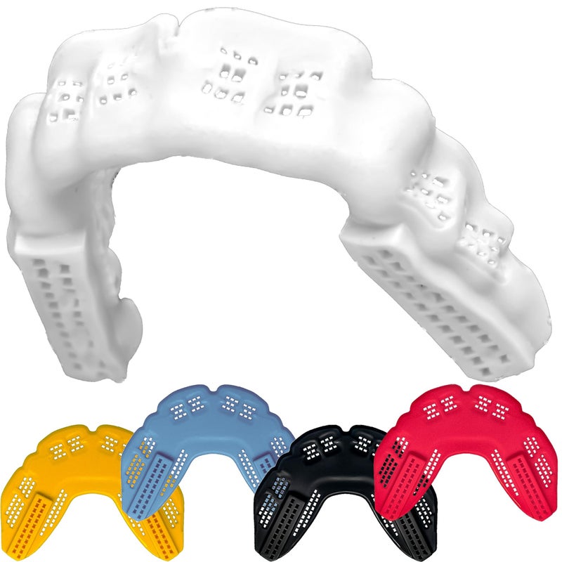 Bulletproof Mouthguards Bulletproof Braces Mouthguard Worlds Thinnest Strongest Sports Mouth Guard for Braces Basketball Football Lacrosse Wrestling Hockey Rugby BJJ MMA Boxing Mouthpiece Adult Youth Kids - Image 2