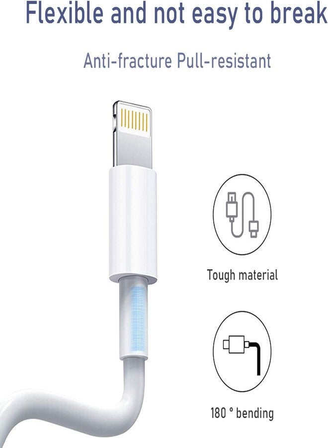 esbeecables 2Pack Dual Lightning iPhone Splitter & Charge Dongle Adapter,[Apple MFi Certified]4 in 1 Audio+Charge+Call+Volume Control Headphones Audio Adapter Compatible with iPhone14/13/12/11/XS/XR/8/7 iPad/iPod - Image 4