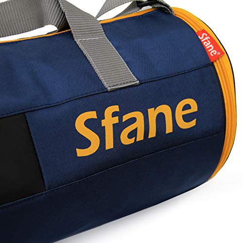 Sfane Polyester 23 cms Duffle/Shoulder/Gym Bag for Men & Women with Separate Shoe Compartment (Navy Blue) - Image 3
