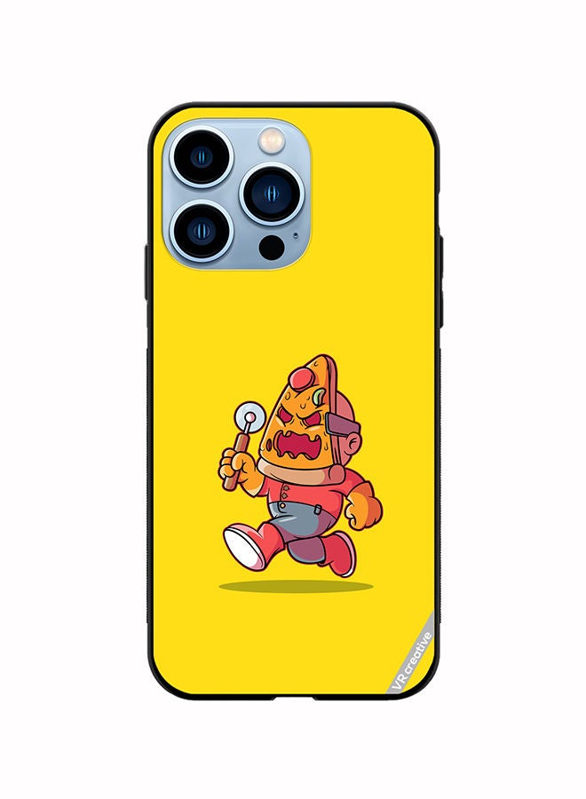 VR CREATIVE Protective Case Cover For Apple iPhone 14 Pro Pizza Killer Design Multicolour - Image 1