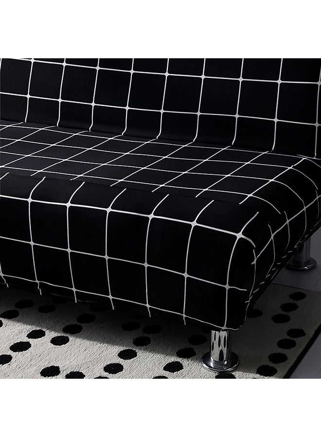 إسكدنيا غطاء أريكة بمقعدين/ثلاثة مقاعد من دون أذرع أسود 160x190سم - Image 3