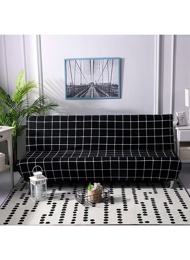 إسكدنيا غطاء أريكة بمقعدين/ثلاثة مقاعد من دون أذرع أسود 160x190سم - Image 2