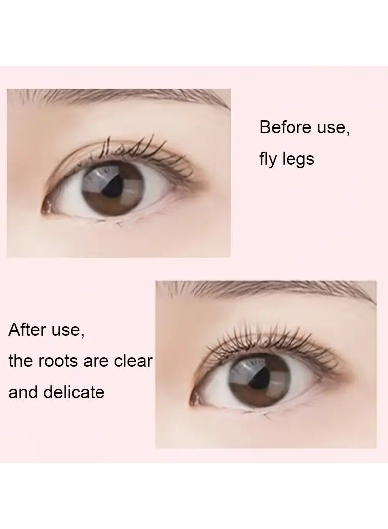 Goolsky Single foldable steel needle eyelash comb, eyelash comb, eyebrow brush, eyelash separator, mascara applicator, eyelash definer, foldable - Image 4