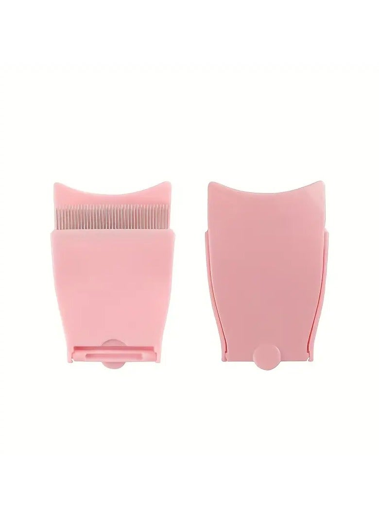 Goolsky Single foldable steel needle eyelash comb, eyelash comb, eyebrow brush, eyelash separator, mascara applicator, eyelash definer, foldable - Image 3