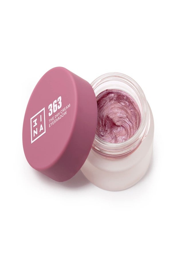 3INA MAKEUP - The 24H Cream Eyeshadow 363 - Pink Eyeshadow with Creamy Texture - Matte Shimmer and Glitter Eyeshadow Finish - Waterproof Cream Eyeshadow - Vegan - Cruelty Free - Image 1