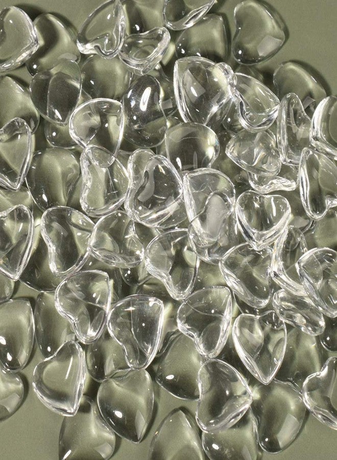 Beaupretty 100pcs Nail Display Chart Clear Glass Beads False Nail Tips Color Chart Easy To Select Favorite Color Heart - Image 4