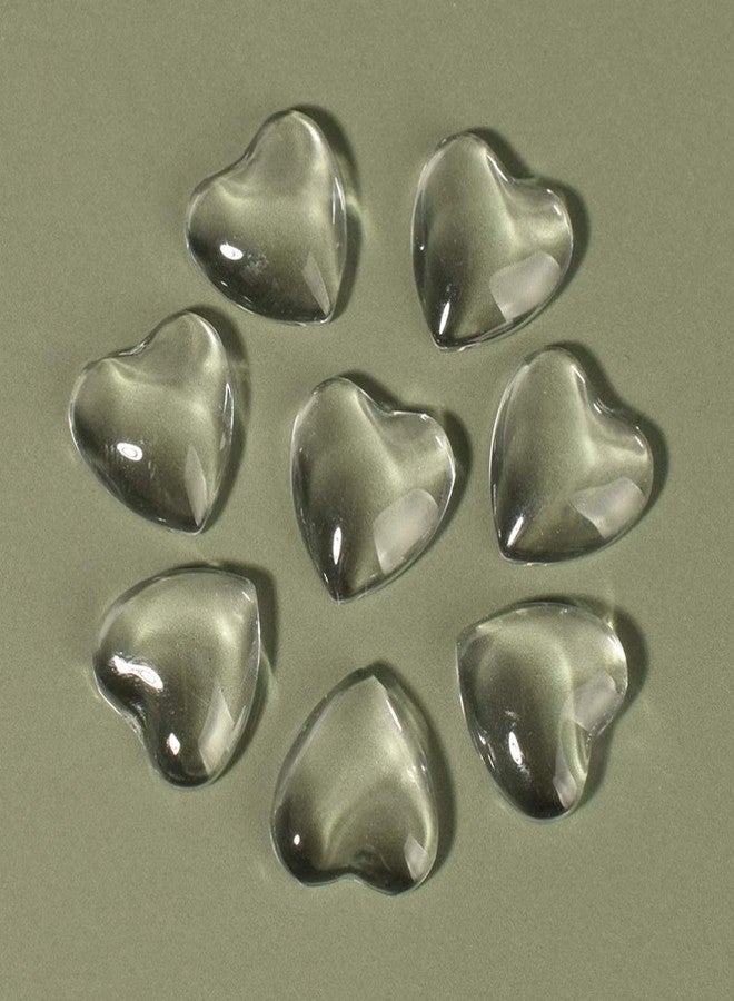 Beaupretty 100pcs Nail Display Chart Clear Glass Beads False Nail Tips Color Chart Easy To Select Favorite Color Heart - Image 3