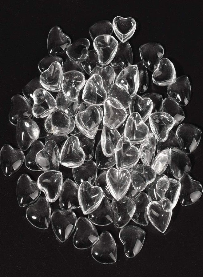 Beaupretty 100pcs Nail Display Chart Clear Glass Beads False Nail Tips Color Chart Easy To Select Favorite Color Heart - Image 2