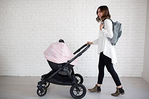 Copper Pearl Baby Car Seat Cover Canopy and Nursing Cover Multi-Use Stretchy 5 in 1 Gift Claire by Copper Pearl - Image 4