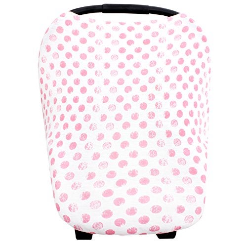 Copper Pearl Baby Car Seat Cover Canopy and Nursing Cover Multi-Use Stretchy 5 in 1 Gift Claire by Copper Pearl - Image 1