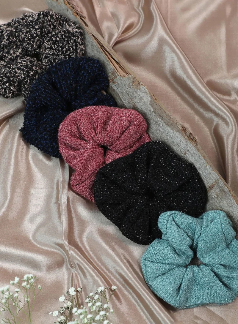 SOHI Pack of 5 Scrunchies