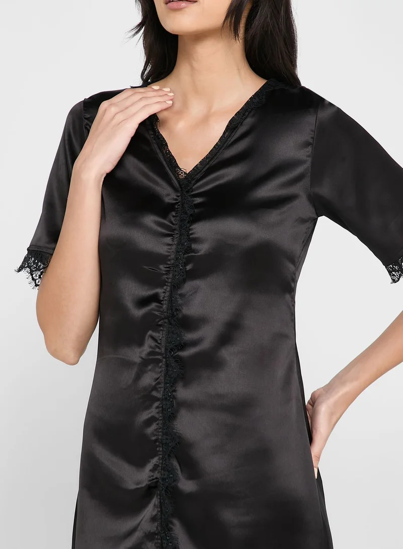 ELLA 3 Piece Solid Night Set