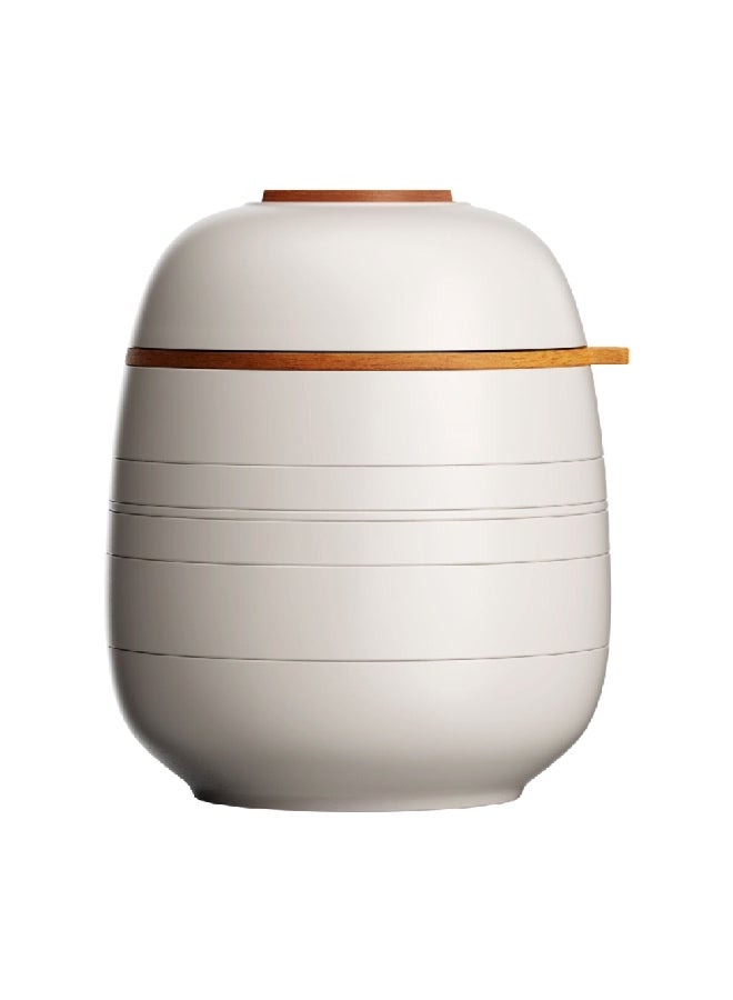 MasterPro 9-Piece Elegant and Compact Play Dinner Set Cream and Brown 39 x 26 x 26.5 cm BGMP-12001-BK/CR/OR/BL