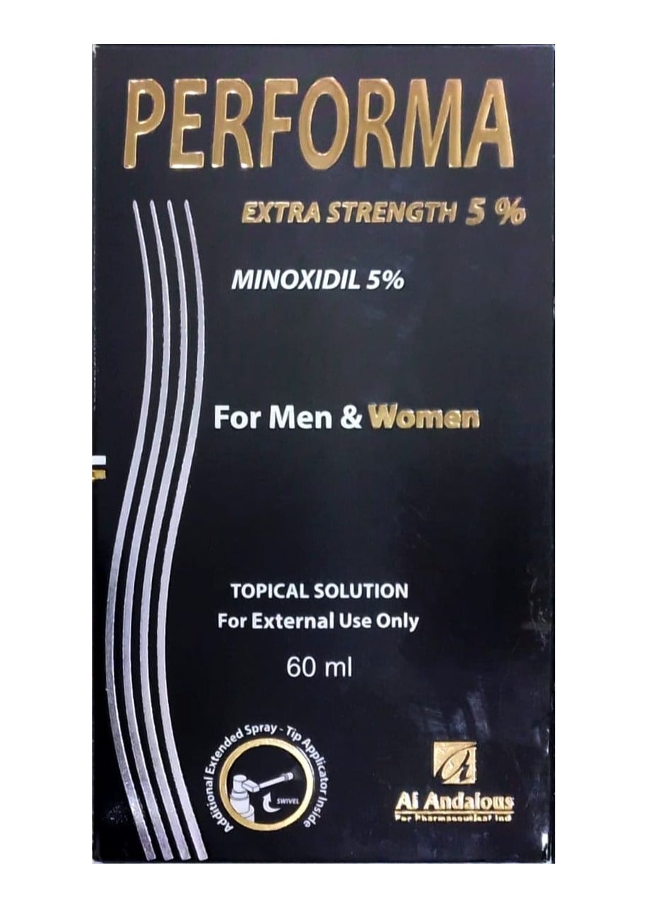 Performa Extra Strength 5% Topical Solution Hair Regrowth Spray 60ml