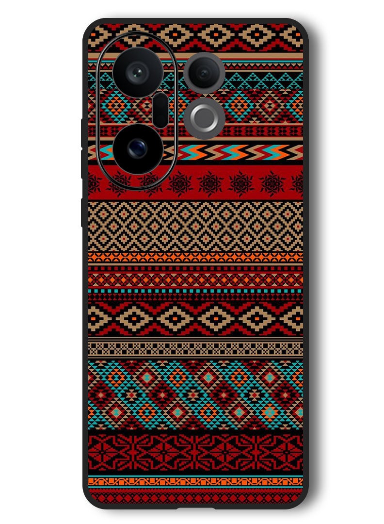 Theodor حافظة متوافقة مع Vivo X200 FE 6.31 بوصة حماية مضادة للصدمات غلاف بامبر بتصاميم - Image 1