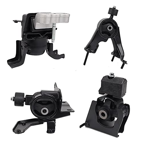 loongrie Engine Motor Mount Compatible with 2009-2013Corolla (1.8L) and 2009-2013 Matrix(1.8L) and 2009-2010 Pontiac Vibe (1.8L) Auto Transmission Repklace OE A62015 A62039 A62027 A62023 Set of 4 - Image 1