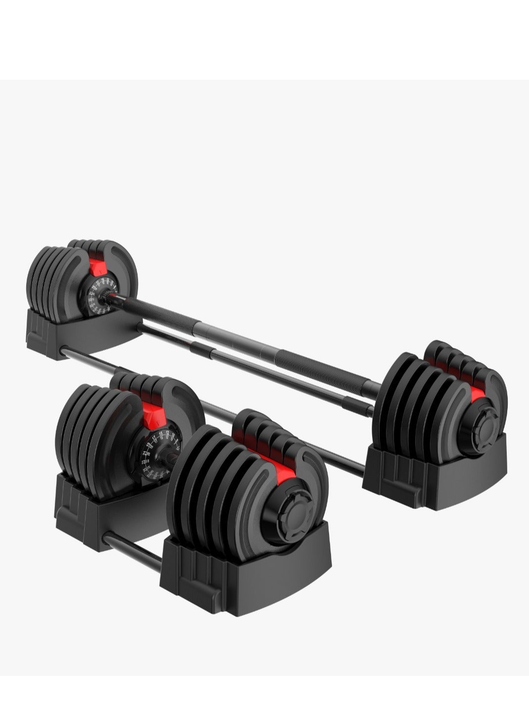 Health Carrier in 40KG Multi-Function Smart Dumbbell Barbell