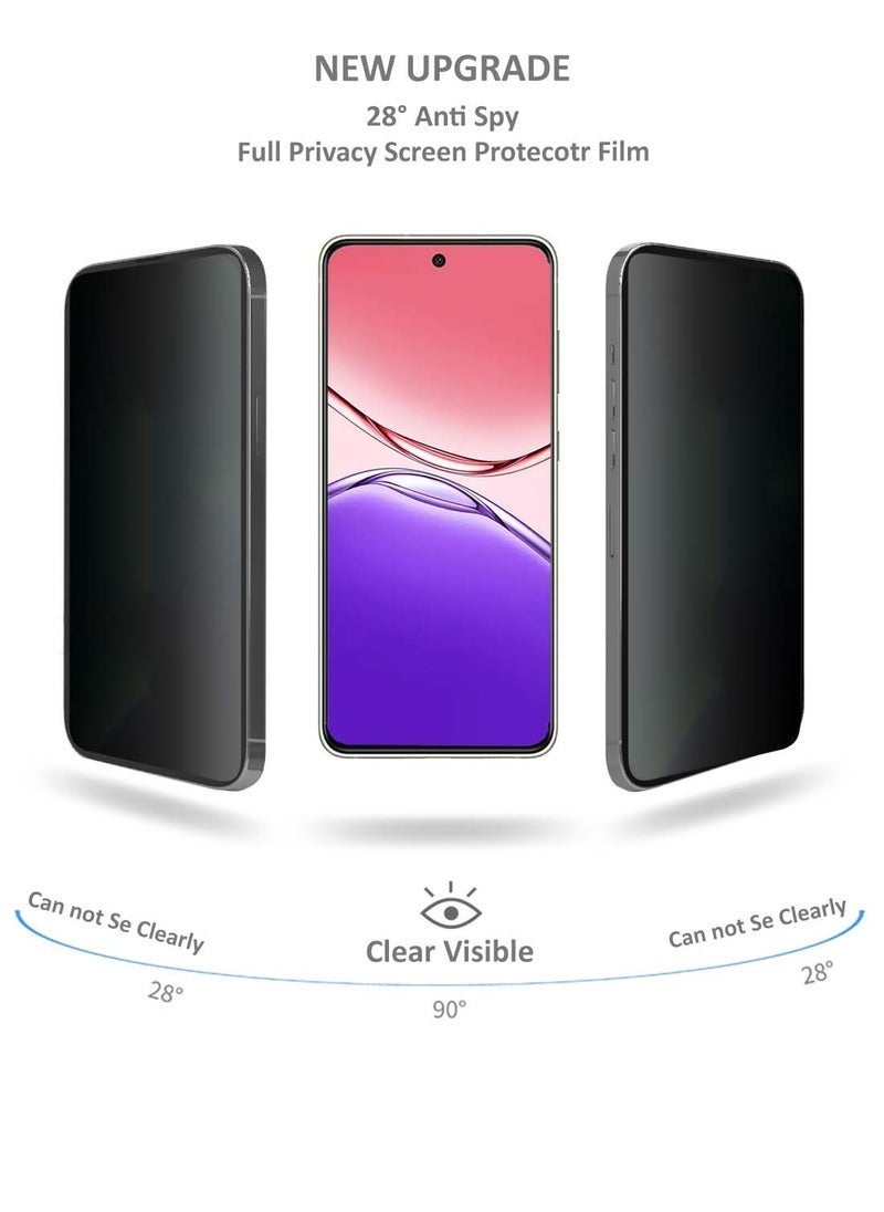 Yesido Oppo A5 Pro 5G 2025 Premium Hydrogel Anti Spy / Anti Privacy Screen Protector – Thin & Flexible Clear Film, Full Coverage, Smooth Touch, Scratch-Resistant, Bubble-Free Installation  - Image 5