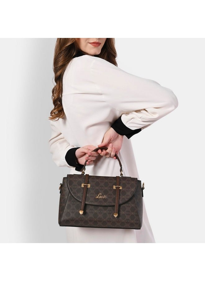 Lavie Lavie Women's Mono Beech Flap Satchel Bag | Ladies Purse Handbag  - Image 2