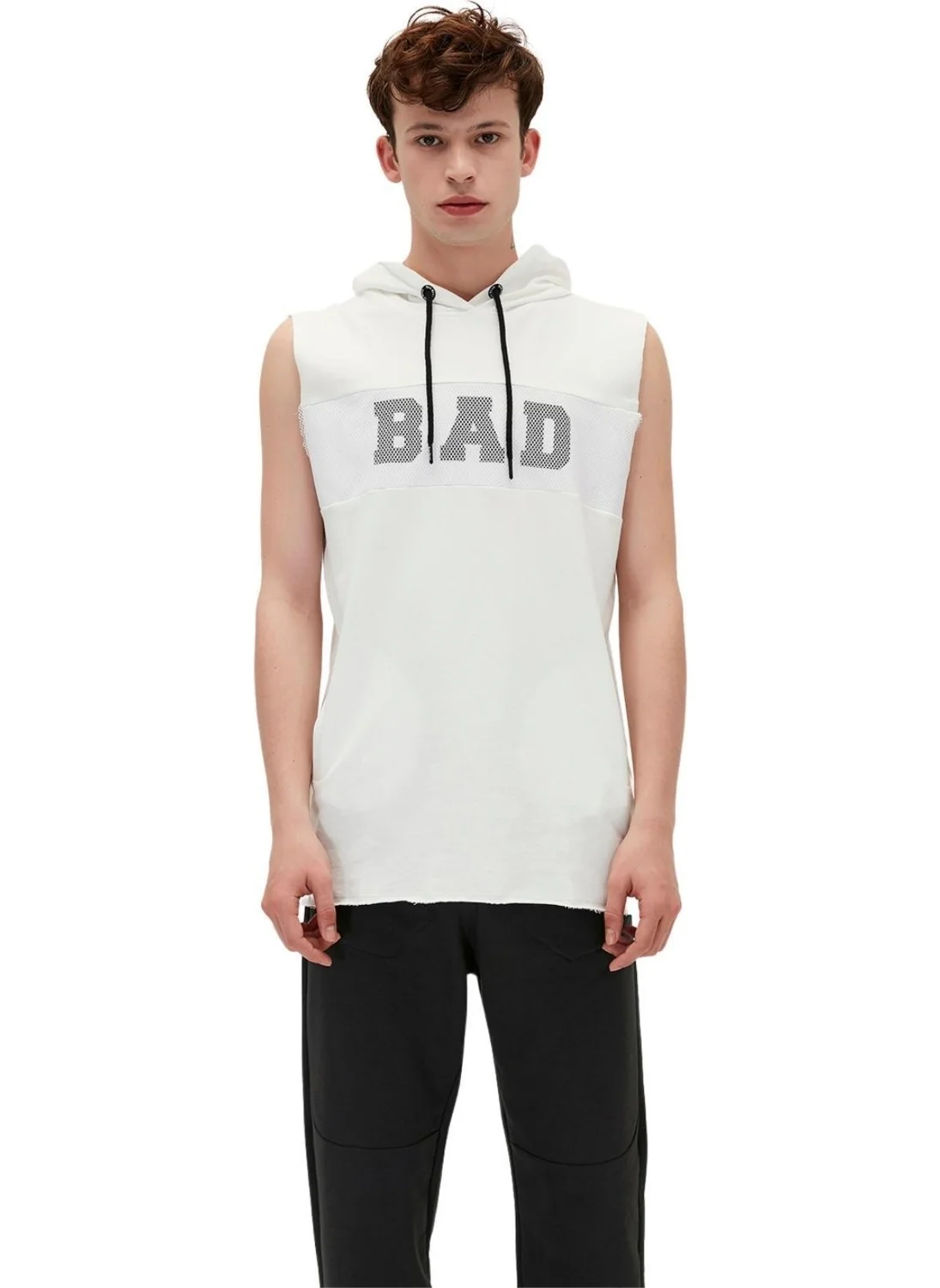 باد بير Men's Off White Sweatshirt