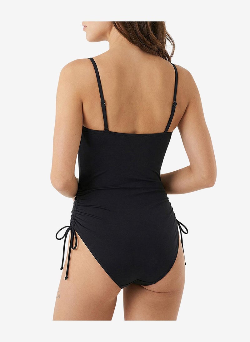 Penti Women Strapless Underwire Black Swimsuit - Image 3
