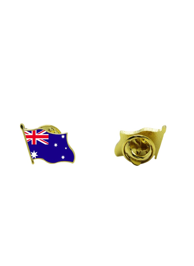 PRINTSHOP4ME - Australia National Flag Lapel Pins and Brooch Badge to show your patriotism for Australia (Flag Badge) - Image 1