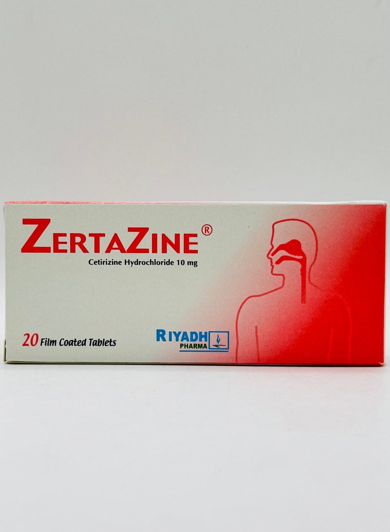 أقراص زيرتازين 10 ملغ 20 حبة