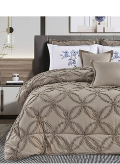 Moon King-size striped double bed sheet set, 230 x 250 cm  - Image 2