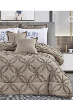 Moon King-size striped double bed sheet set, 230 x 250 cm  - Image 3