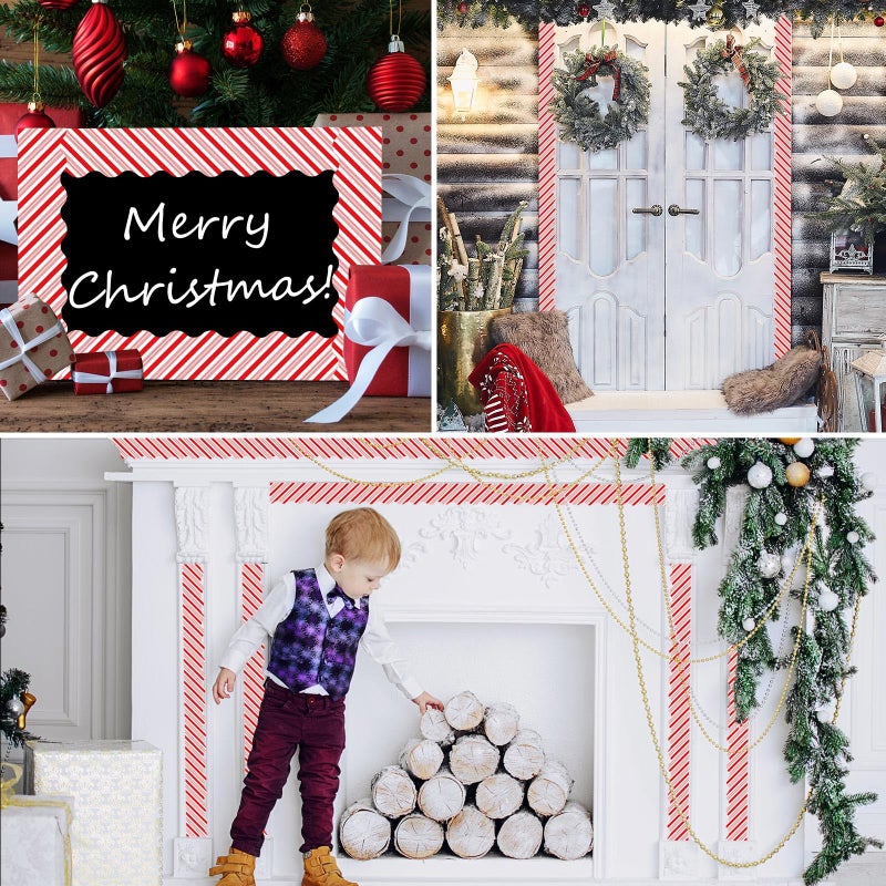 Panelee Christmas Candy Cane Border 68.9 Feet Bulletin Board Border Butterflies Flowers Bee Space Inspirational Cute Decor for Classroom Bulletin Boards Chalkboard Wall Decor - Image 5
