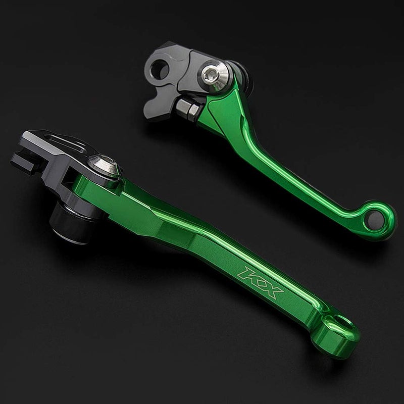 Krace CNC Motorcross Dirt Bike Pivot Brake Clutch Levers Set Fit For Kawasaki KX125 2000-2005,KX250 2000-2004,KX250F 2004,KX65 2000-2019,KX85 2001-2019 - Image 4