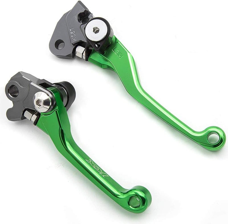 Krace CNC Motorcross Dirt Bike Pivot Brake Clutch Levers Set Fit For Kawasaki KX125 2000-2005,KX250 2000-2004,KX250F 2004,KX65 2000-2019,KX85 2001-2019 - Image 3