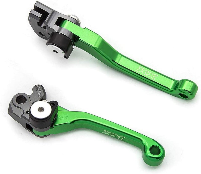 Krace CNC Motorcross Dirt Bike Pivot Brake Clutch Levers Set Fit For Kawasaki KX125 2000-2005,KX250 2000-2004,KX250F 2004,KX65 2000-2019,KX85 2001-2019 - Image 2