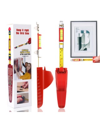 All-in-One Picture Hanging Tool with Level for Easy and Accurate Hanging of Pictures, Mirrors, TVs, and Shelves - pzsku/Z0D763A48C3F4851F738EZ/45/_/1723539535/e5fcc560-c378-4be1-835f-bfea44bad9e1