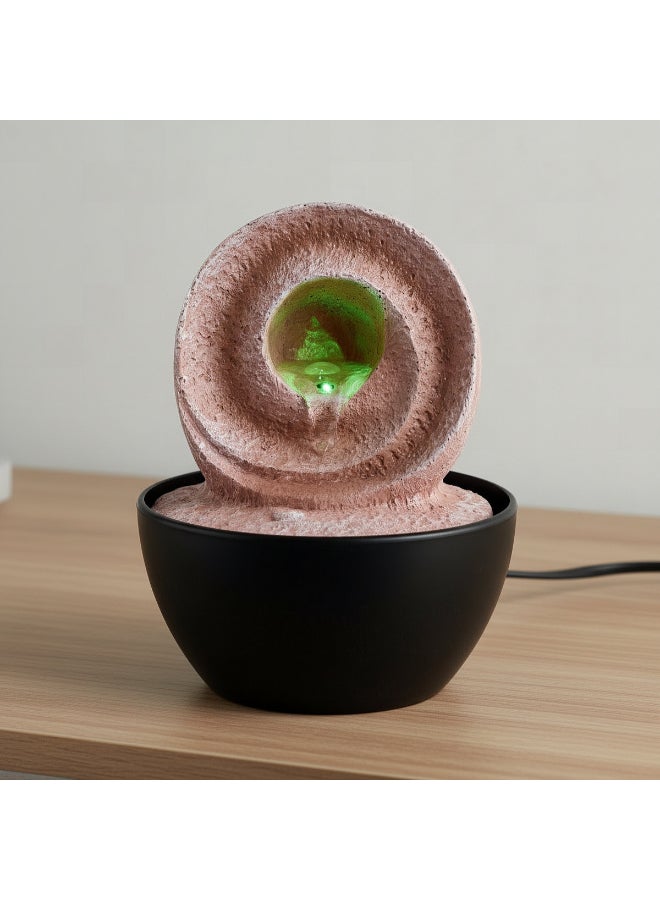 Home Box Cascadia Kyoto Modern Mini Modern Fountain - 13x13x18 cm - Image 1