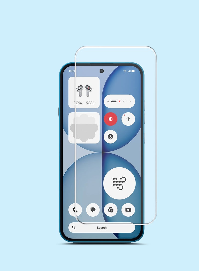 GMAX Nothing Phone (4a) 5G 2026 GMAX Premium Series Curved Edges 9H 2.5D Tempered Glass Screen Protector - Clear - Image 1