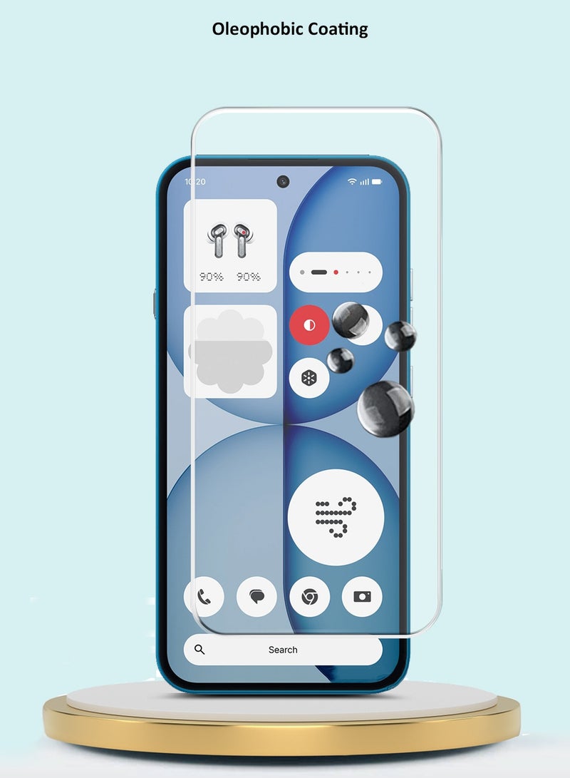 GMAX Nothing Phone (4a) 5G 2026 GMAX Premium Series Curved Edges 9H 2.5D Tempered Glass Screen Protector - Clear - Image 2