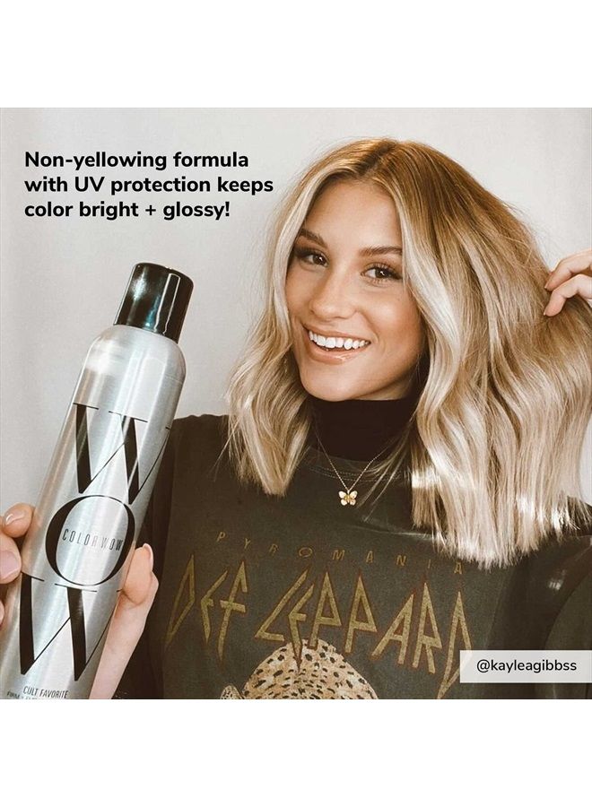 Color Wow Cult Favorite Firm + Flexible Hairspray – Lightweight spray with all day hold; Humidity resistance; Heat protection + UV protection; non stiff, non sticky; brushable; non yellowing