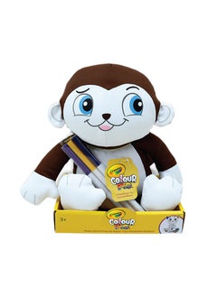 Colour Me Plush Monkey