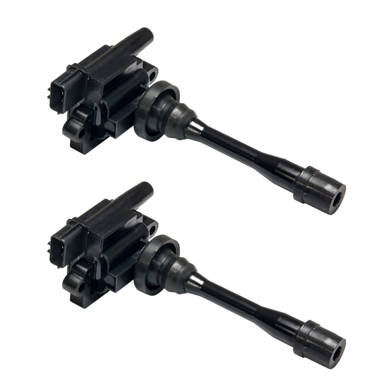 MAS Set of 2 Ignition Coils Pack Compatible with Dodge Stratus Chrysler Sebring Mitsubishi Eclipse Galant Lancer Mirage Outlander Replacement for UF295 C1257 UF141